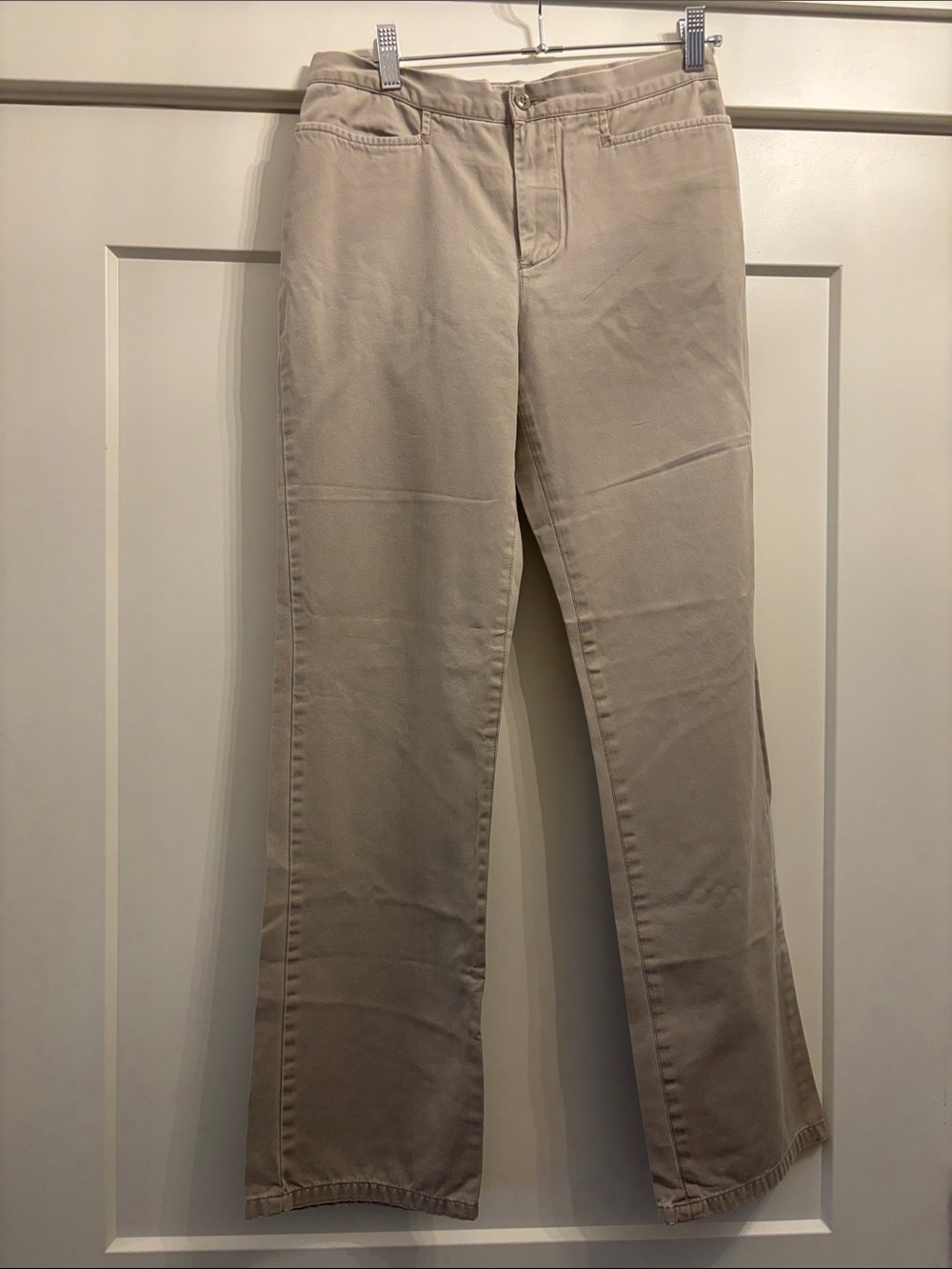 J. Crew Women's Beige Straight-Leg Jeans